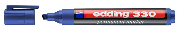 EDDING ανεξίτηλος μαρκαδόρος 330, 1-5mm, επαναγεμιζόμενος, μπλε