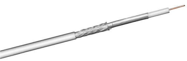 GOOBAY καλώδιο κεραίας 51511, 100dB, 75Ω, CCS, 50m, λευκό