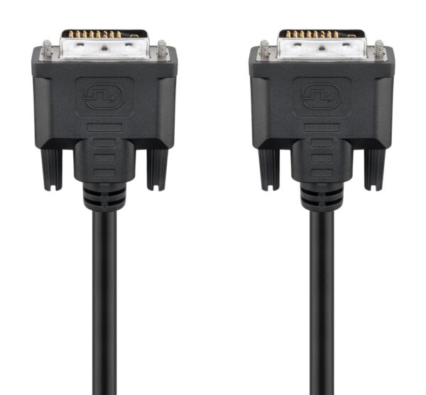 GOOBAY καλώδιο DVI-D 24+1 93573, 30AWG, Full HD, 1.8m, μαύρο