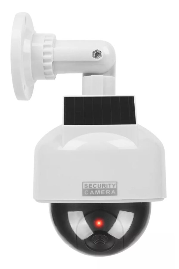 Ψεύτικη κάμερα CCTV LXKAM15 με LED, ηλιακή, λευκή