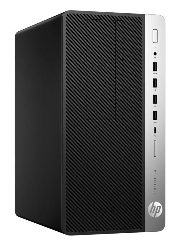 HP PC ProDesk 600 G5 MT, Refurbished Grade A Repainted, i7-9700, 8/256GB SSD, FreeDOS