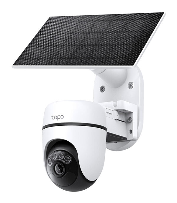 TP-LINK smart ηλιακή κάμερα Tapo C610 KIT, 2K/3MP, WiFi, PTZ, SD, IP65, EU/1.0